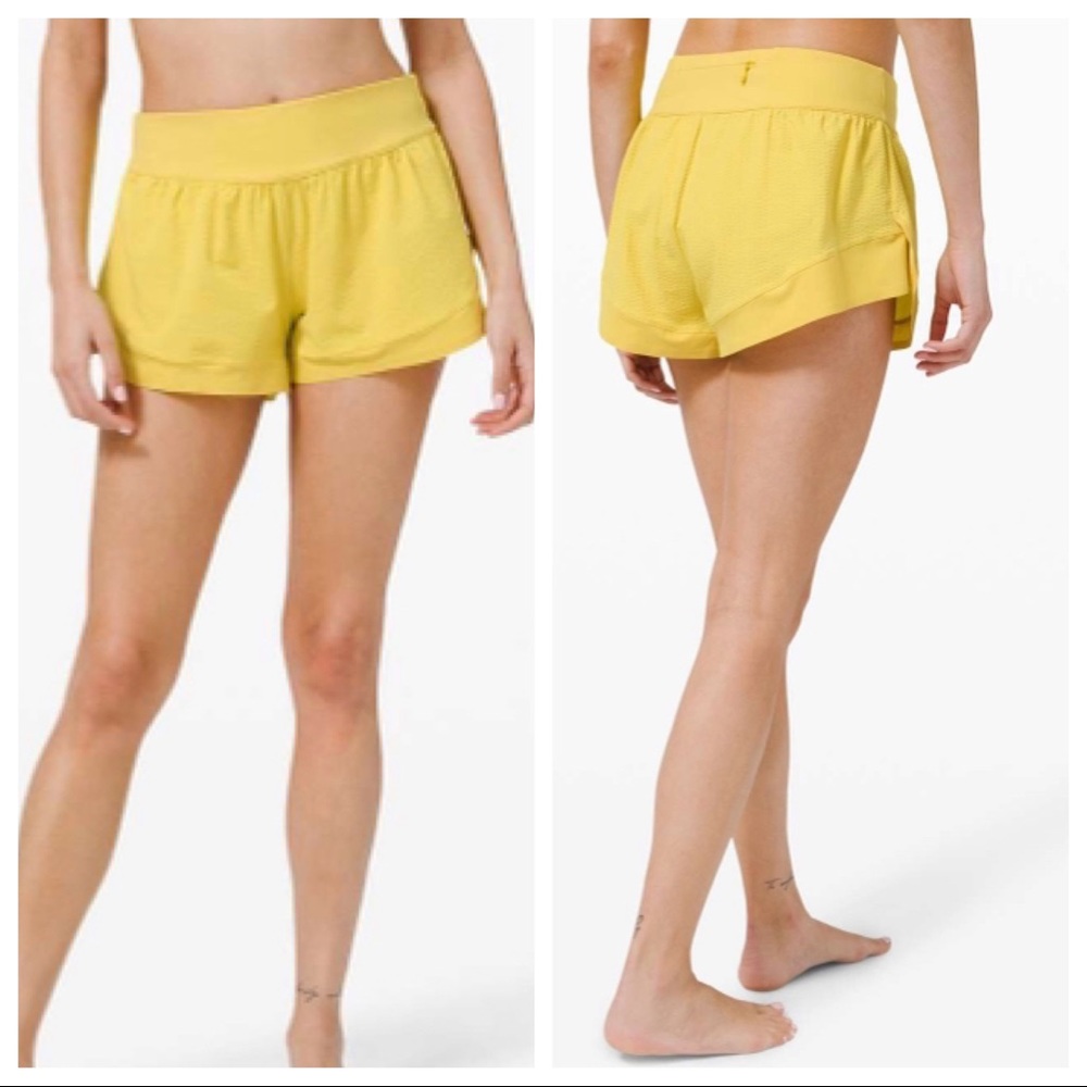 NWOT Lululemon Calm Tides Run Short